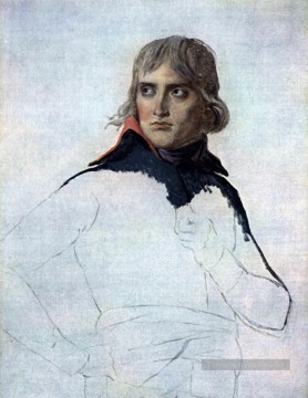 Jacques Louis David œuvres - Portrait du Général Bonaparte néoclassicisme Jacques Louis David